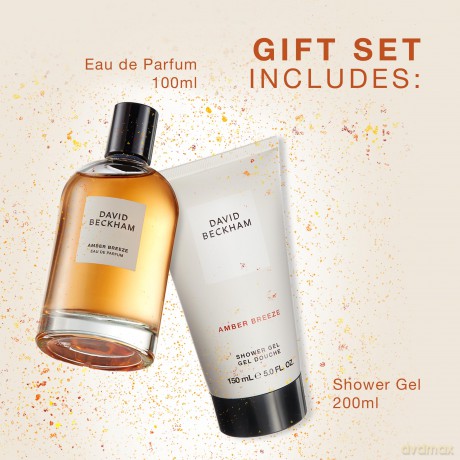 David Beckham Amber Breeze - woda perfumowana 100 ml + sprchový gel 150 ml