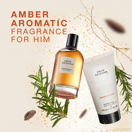 David Beckham Amber Breeze - woda perfumowana 100 ml + sprchový gel 150 ml