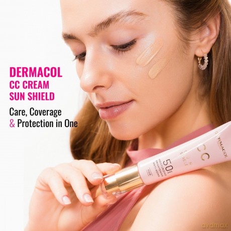 Dermacol CC Cream SPF 50 CC SUN Shield (Cream) 30 ml - Shade: Bronze