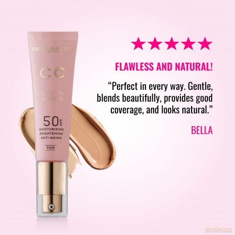 Dermacol CC Cream SPF 50 CC SUN Shield (Cream) 30 ml - Shade: Bronze
