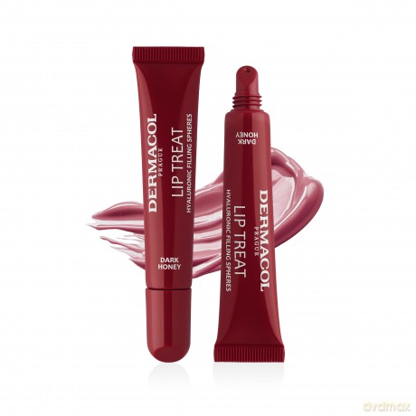 Dermacol Moisturizing lip gloss (Lip Treat) 10 ml - Shade: 10 Dark Honey