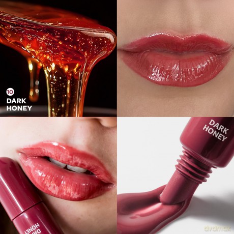 Dermacol Moisturizing lip gloss (Lip Treat) 10 ml - Shade: 10 Dark Honey
