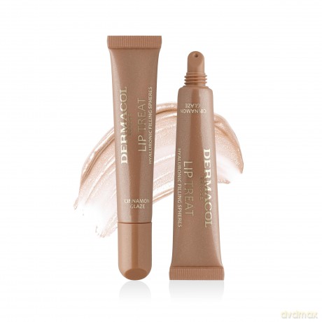 Dermacol Moisturizing lip gloss (Lip Treat) 10 ml - Shade: 2 Cinnamon Glaze