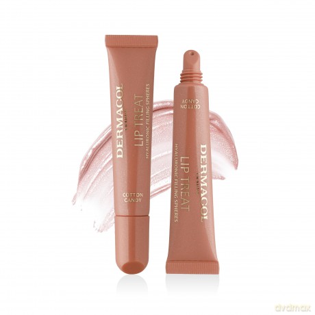 Dermacol Moisturizing lip gloss (Lip Treat) 10 ml - Shade: 3 Cotton Candy