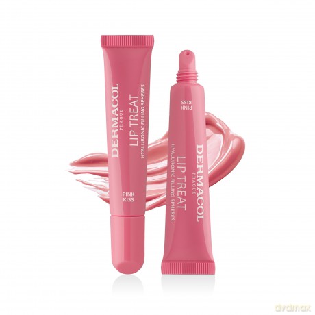Dermacol Moisturizing lip gloss (Lip Treat) 10 ml - Shade: 5 Pink Kiss