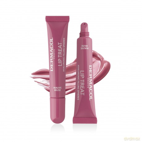 Dermacol Moisturizing lip gloss (Lip Treat) 10 ml - Shade: 6 Mauve Muse