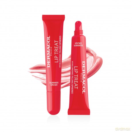 Dermacol Moisturizing lip gloss (Lip Treat) 10 ml - Shade: 7 Summer Crush