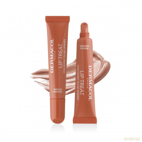 Dermacol Moisturizing lip gloss (Lip Treat) 10 ml - Shade: 8 Mocha Mousse
