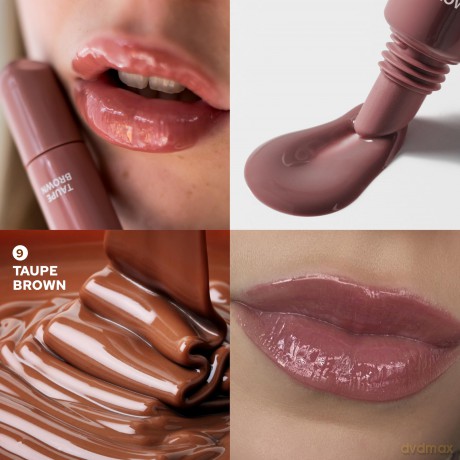 Dermacol Moisturizing lip gloss (Lip Treat) 10 ml - Shade: 9 Taupe Brown