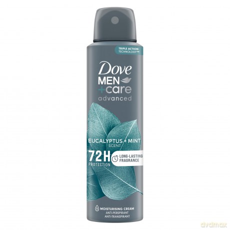 Dove Antiperspirant spray Men+Care Advanced Eucalyptus + Mint (Anti-Perspirant) 150 ml