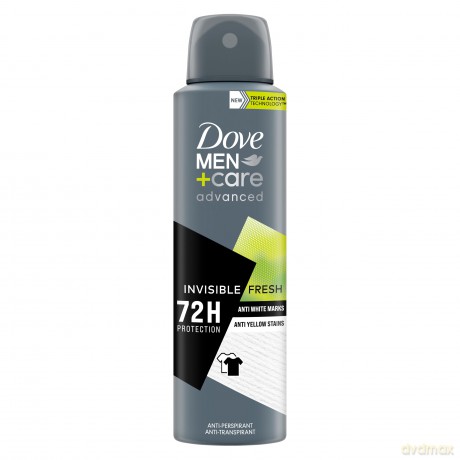 Dove Antiperspirant spray Men+Care Advanced Invisible Fresh (Anti-Perspirant) 150 ml