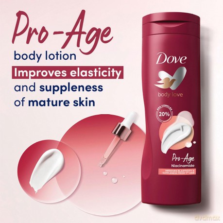 Dove Pro-Age Body Milk for Mature Skin - Volume: 400 ml