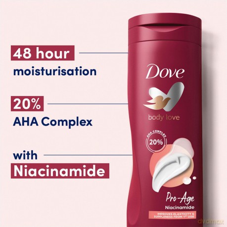 Dove Pro-Age Body Milk for Mature Skin - Volume: 400 ml
