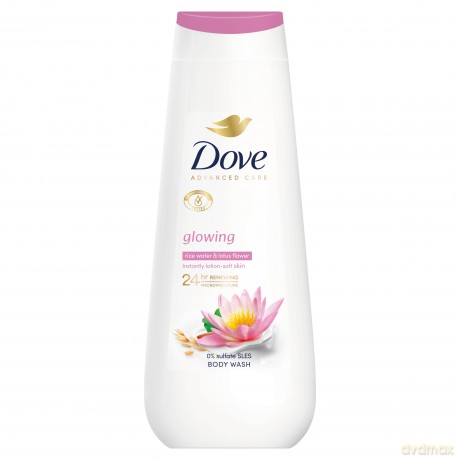Dove Shower gel with rice water and lotus scent Glowing Advanced Care (Shower Gel) - Volume: 400 ml