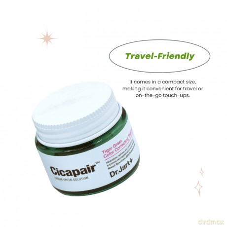 Dr. Jart+ Cicapair SPF 22 Anti-Redness Face Cream (Tiger Grass Color Correcting Treatment) - Volume: 15 ml