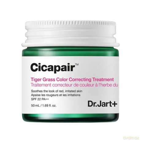 Dr. Jart+ Cicapair SPF 22 Anti-Redness Face Cream (Tiger Grass Color Correcting Treatment) - Volume: 50 ml