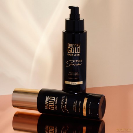 Dripping Gold Express Tanning Serum 150 ml - Shade: Medium