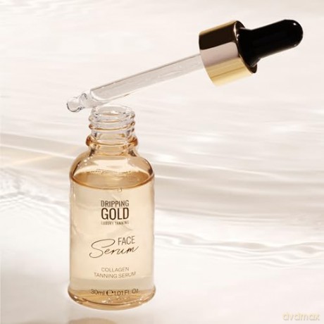 Dripping Gold Self-tanning serum with collagen (Collagen Tanning Face Serum) 30 ml