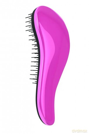 Dtangler Hair brush with Metalic Pink handle