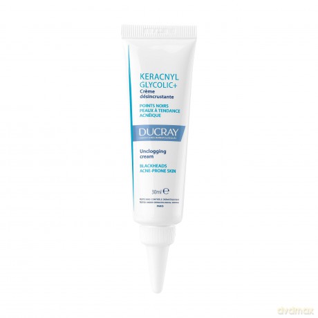 Ducray Keracnyl Glycolic+ Anti-Blackhead Cream (Unclogging Cream) 30 ml