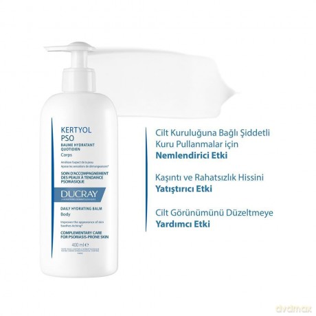 Ducray Kertyol PSO Moisturizing and Soothing Body Balm (Daily Balm) - Volume: 400 ml