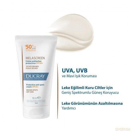 Ducray Protective cream against pigment spots SPF 50+ Melascreen (Protective Anti-Spots Cream) 50 ml
