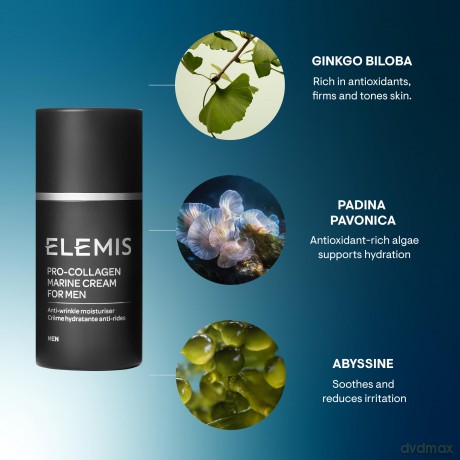 Elemis Moisturizing face cream with anti-aging effect Men Pro-Collagen (Marine Cream) 30 ml