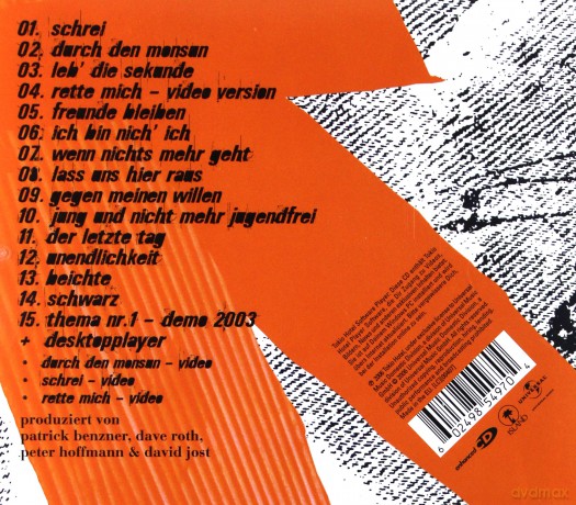 Tokio Hotel: Schrei -Reedycja [CD]