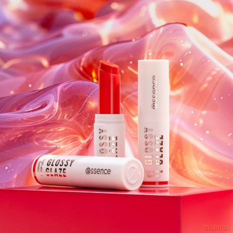 essence Glossy Glaze (High Shine Lipstick) 1.9 g - Shade: 04 Red-dy For The Day