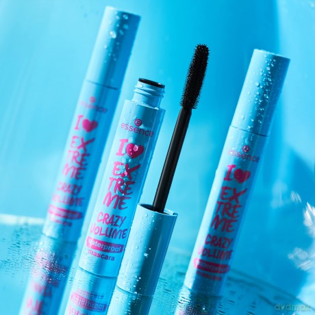 essence I love Extreme Crazy Volume (Waterproof Mascara) 12 ml - Shade: Black