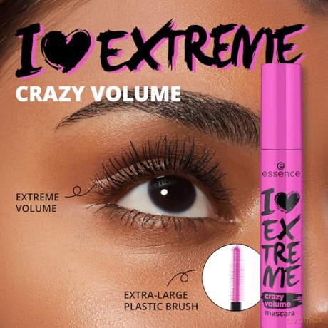 essence I love Extreme Crazy Volume Mascara (Mascara) 12 ml - Shade: Black