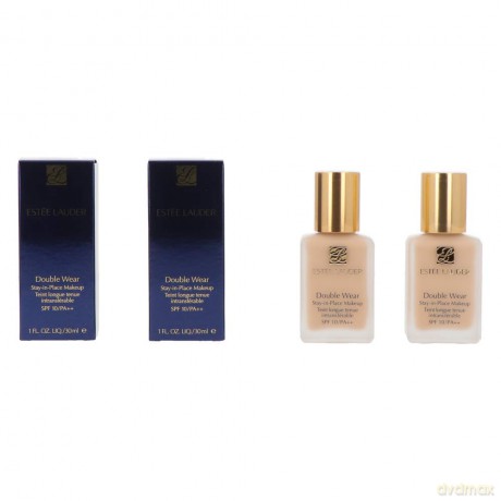Estée Lauder Double Wear SPF 10 1W1 Bone Long-Lasting Makeup Gift Set 2 x 30 ml