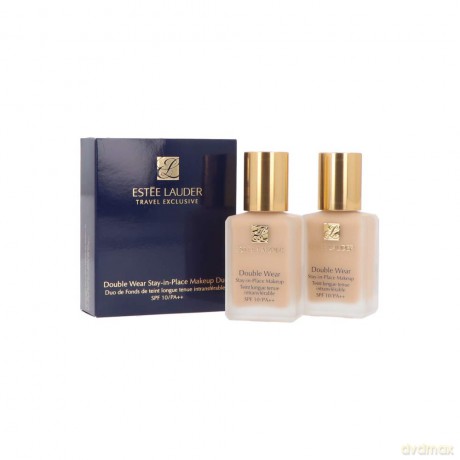 Estée Lauder Double Wear SPF 10 1W1 Bone Long-Lasting Makeup Gift Set 2 x 30 ml