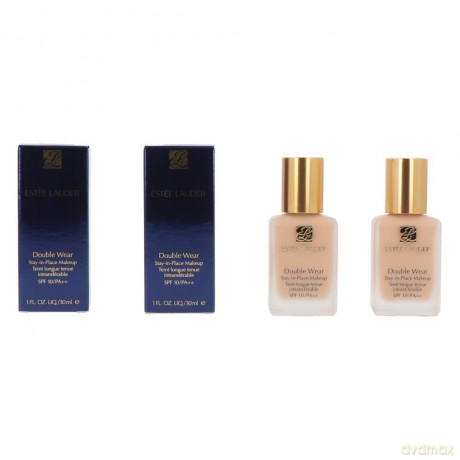Estée Lauder Double Wear SPF 10 2C0 Cool Vanilla Long-Lasting Makeup Gift Set 2 x 30 ml