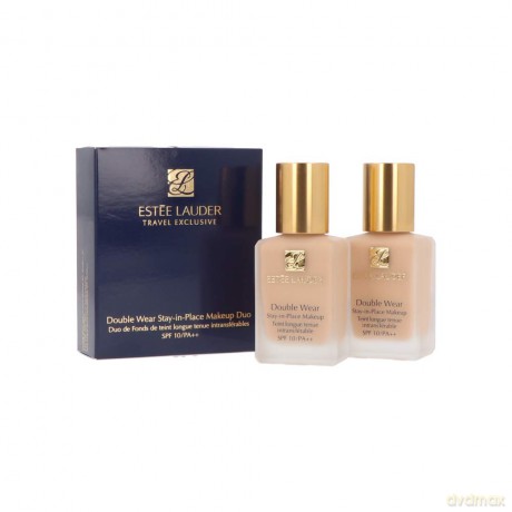 Estée Lauder Double Wear SPF 10 2C0 Cool Vanilla Long-Lasting Makeup Gift Set 2 x 30 ml