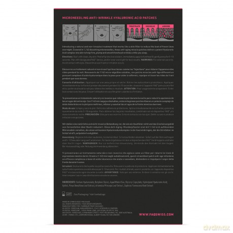 FOREO Microneedling Anti-Wrinkle Hyaluronic Acid Patches FAQ (Microneedling Anti-Wrinkle Hyaluronic Acid Patches) 3 pcs