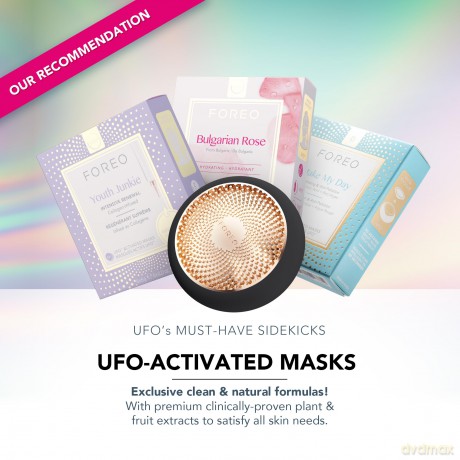 FOREO UFO? 3 5-in-1 Sonic Facial Hydration Device - Variant: Black