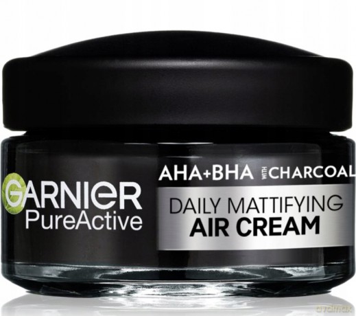 Garnier Mattifying face cream AHA + BHA Charcoal Pure Active (Daily Mattifying Air Cream) 50 ml