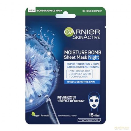 Garnier Moisture Bomb Night-time (Face Tissue Mask) 28 g