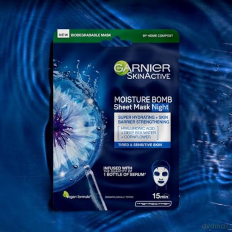 Garnier Moisture Bomb Night-time (Face Tissue Mask) 28 g