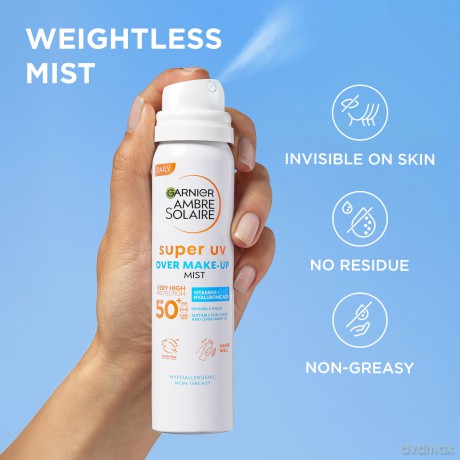 Garnier Protective facial mist SPF 50 Ambre Solaire Super UV (Protection Mist) 75 ml