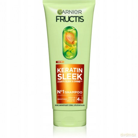 Garnier Shampoo for dry and frizzy hair Fructis Keratin Sleek (Shampoo) 200 ml