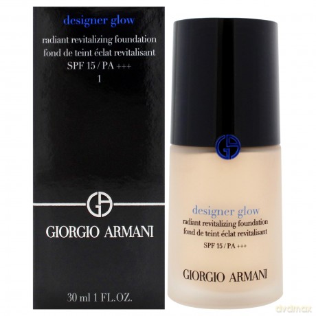Giorgio Armani Brightening liquid make-up SPF 15 Designer Glow (Radiant Revitalizing Foundation) 30 ml - Shade: 1