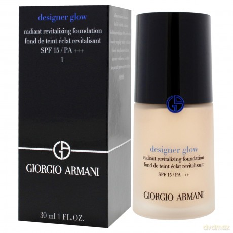 Giorgio Armani Brightening liquid make-up SPF 15 Designer Glow (Radiant Revitalizing Foundation) 30 ml - Shade: 1