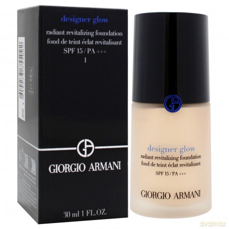 Giorgio Armani Brightening liquid make-up SPF 15 Designer Glow (Radiant Revitalizing Foundation) 30 ml - Shade: 1
