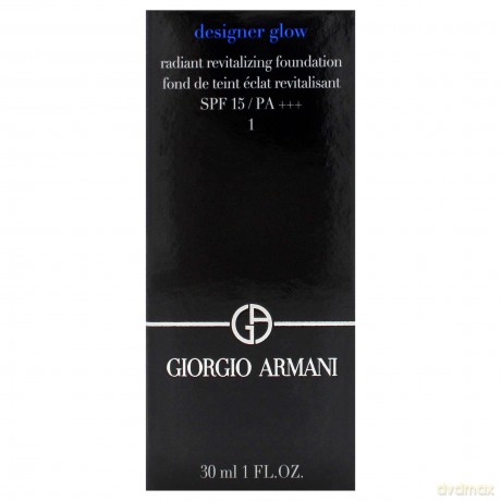 Giorgio Armani Brightening liquid make-up SPF 15 Designer Glow (Radiant Revitalizing Foundation) 30 ml - Shade: 1