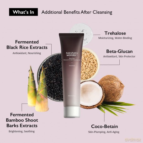 Haruharu Wonder Black Rice Moisture 5.5 (Soft Cleansing Gel) 100 ml