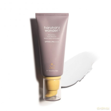 Haruharu Wonder Mineral sunscreen SPF 50+ Black Rice Pure Mineral (Relief Daily Sunscreen) 50 ml