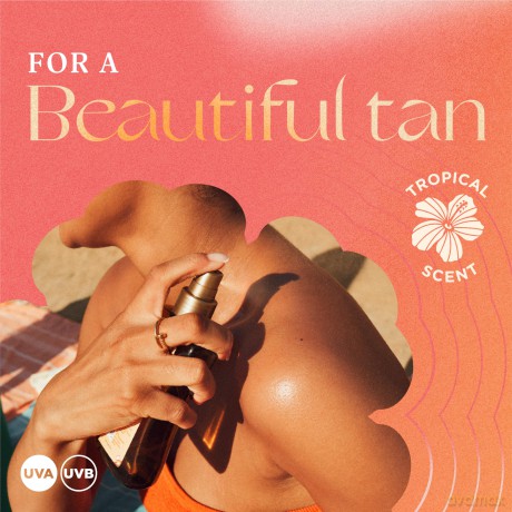 Hawaiian Tropic Dry Sun Oil SPF 30 Glowing Protection (Dry Oil) 100 ml