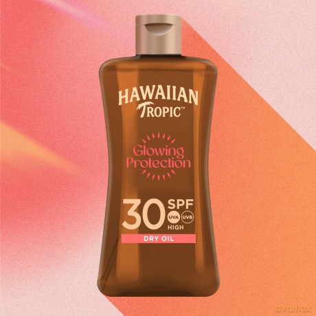 Hawaiian Tropic Dry Sun Oil SPF 30 Glowing Protection (Dry Oil) 100 ml